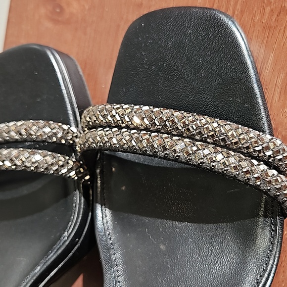 Steve Madden black studded platform sandals size 10 - Picture 3 of 11